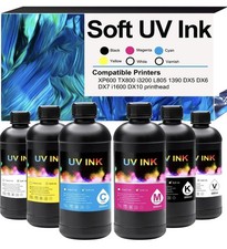 UV Curable ink for Epson PRINTERS  XP600 TX800 L800 DX5 DX7 DX8 I3200 i1600 DX10 picture