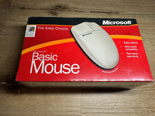 Microsoft Basic Mouse Windows 95 Sealed Vintage New Old Stock picture