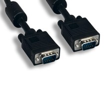 Kentek 6'ft SVGA HD15 Video Cord Male/Male EMI/RFI HDTV PC Monitor Projector picture