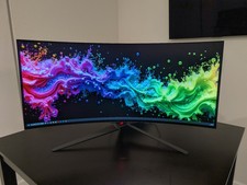 ASUS ROG Swift PG34WCDM 34” OLED Ultrawide 240Hz – Original Box, Stand, Cables picture