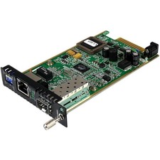 StarTech Gigabit Ethernet Fiber Media Converter Card Module with Open SFP Slot, picture