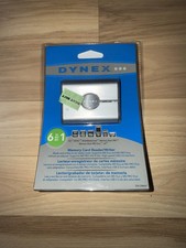 Dynex 6-in-1 Memory Card Reader / Writer w/ USB Cable Model: DX-CR6N1 - Silver picture