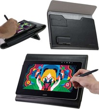 Broonel Leather Graphics Tablet Folio Case For HUION Inspiroy Dial 2 Graphics Ta picture