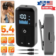 New 3-in-1 Bluetooth 5.4, LED Display, Hands-Free, 10M Range, 3.5mm AUX Adapter picture