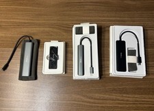 Dockteck USB-C Hub Bundle 4-Pack: 5, 6, & 7-in-1 for iPad/PC New & Open Box Lot picture