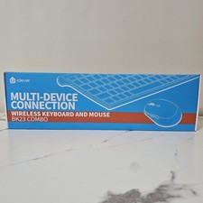 Iclever Bluetooth Multi-Device Connection Wireless Keyboard And Mouse BK23 Combo picture