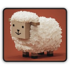 Cute 3D Pixel Sheep Gaming Mouse Pad | Sheep Desk Mat picture