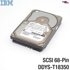 IBM DDYS-T18350 68-PIN SCSI UW HDD HARD DRIVE HARD DISK DRIVE 25L1900 ULTRA 3 picture