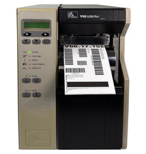 Zebra 110XiIII Plus Thermal Transfer Barcode Label Printer USB Peeler Rewinder picture