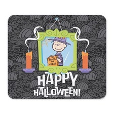 CafePress Peanuts Happy Halloween Linus Portrait Mousepad  (1223866459) picture
