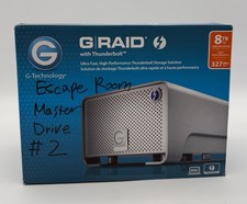 G-Technology G-RAID 8TB Thunderbolt External RAID Storage -Healthy-Good- 0G02272 picture