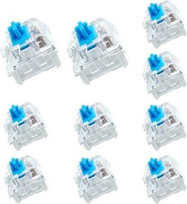 10 PCS Blue Switch Replacement 3 PIN Mechanical Keyboard Switches, Clicky, Accur picture