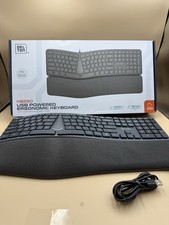 Delton KB250 Ergonomic Wired Keyboard - Black picture