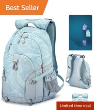 Stylish Loop Backpack in Marble: Ultimate Travel Companion with Multiple Pockets picture