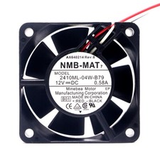 NMB-MAT 2410ML-04W-B79 6025 12V 0.58A 3-wire Power Module Cooling Fan Fast Ship picture