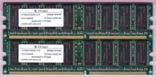 512MB 2x256MB PC2700 DDR-333 INFINEON HYS64D32300GU-6-B DDR1 MEMORY KIT DIMM PT picture