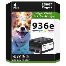 4 Pack 936e Ink Cartridge Compatible for  9125e 9135e 9730e 9110b 9130b 9128e picture