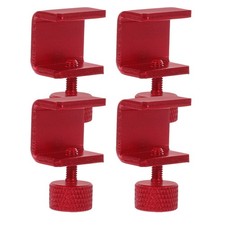 4Pcs Adjustable Red Aluminum 3D Printer Bed Clamps for Secure Fixing picture