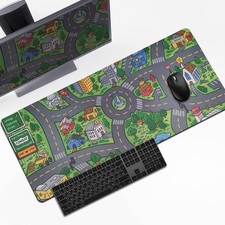 1pc Extended Gaming Mouse Pad and PC Desktop Keyboard Pad - Game Pixel Style R picture