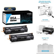 AOLIBE 85A CE285A Compatible Black Toner Cartridge 2-Pack for HP P1102 P1109W picture