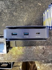 j5create Type-C Dock Dual 4K HDMI  For Apple & Microsoft Security lock Open Box picture