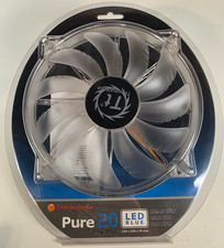 Thermaltake Pure 20 Blue LED 200mm PC Case Fan CL-F016-PL20BU-A NEW SEALED picture