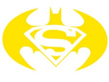 Batman vs Superman logo symbol Trackpad laptop macbook mac air toolbox wall 6