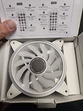 EZDIY-FAB White Moonlight 120mm RGB Case Fan with Fan Hub X and... picture