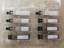 LOT OF 8 ENET SFP-10G-SR-ENC Transceiver Module 10GBASE-SR SFP+ 850nm picture