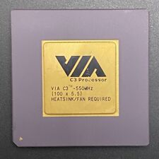 VIA Cyrix III-550MHz CPU C3 X86 1.9V Socket370 32Bit Processor PGA370 New Logo picture