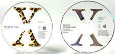 Vintage Mac OS X v10.2.3 Install Disc 2 and Mac OS X Developer Tools Untested picture