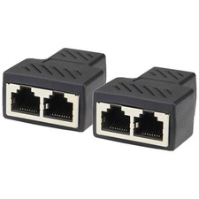 2Pcs Durable Reusable Network Connector Adapter Practical Computer Accessory picture