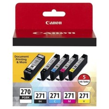 Genuine OEM Canon Printer Ink Cartridges PGI-270 & CLI-271 MG5720 MG6820 MG6822 picture