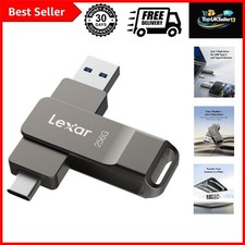 D40E 256GB Dual USB 3.2 Gen 1 Type-C Jump Drive, Titanium Grey picture