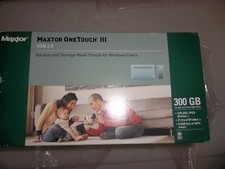 Maxtor One Touch III 300gb hard drive w/all accessories picture