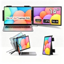 UPERFECT 14 Inch Portable Monitor for Laptop 1920x1080 Laptop Screen Extender picture
