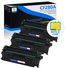 3Pack CF280A 80A Black Toner Compatible HP LaserJet Pro 400 M401dne M401dw M401a picture