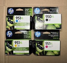 4-PACK HP GENUINE 950XL BLACK & 951XL INK OFFICEJET PRO 8600 2023-2024 picture