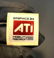 1 x Graphics by ATI Mobility Radeon 9000  Sticker Label  20mm x 20mm picture
