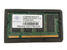 Nanya 256MB 200pin DDR PC2700 333MHZ Ram Memory for Laptop (NT256D64SH8BAGM6K) picture