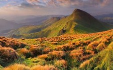 Landscape nature field mountain Custom Gaming Mat Desk picture