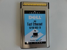 JJ7: 3COM DELL 3CCFE575CT-D1 PCMCIA 10/100 Base-TX Networking Card  picture