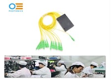 1x16 1250-1650nm Single-Mode SM FTTH Optical Fiber PLC Splitter SC/APC picture