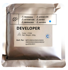 Developer 250g For Ricoh Mpc2003 2503 3003 3503 4503 5503 6003 Spc830 831 picture