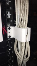 1U Horizontal Rack Mount Cable Management Unit with Panel Plastic x3 Pieces picture