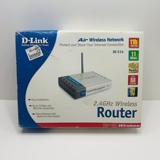 D-Link DI-514 Air Wireless Network Router 802.11b WiFi 11Mbps 4 Port picture