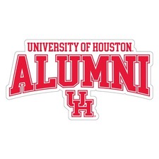 University of Houston Laser Cut Alumni Vinyl Sticker/Magnet picture