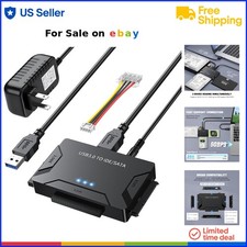 Hard Drive Reader USB 3.0 SATA IDE Adapter Multi-Device Data Recovery Kit picture