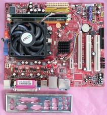 MSI MS-7309 AMD SocketAM2 Micro-ATX Motherboard with CPU RAM FAN and I/O Shield picture