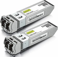 2 Pack Mikrotik S+85DLC03D Compaitble Module 10G SFP+ 10GBase-SR Multi-mode 300m picture